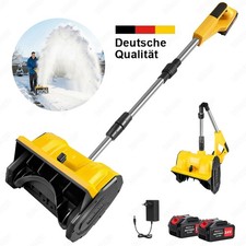 40000U/min 1000W 21V Akku Schneefräse Schneeschaufel Schneeschieber 2 *4Ah Akkus