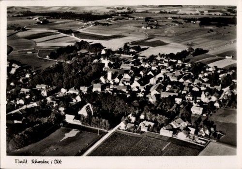 Markt schwaben oberbayern - ak,