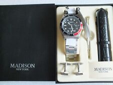 Armbanduhr - Uhr - MADISON NEW YORK + Wechselarmband +Manschettenknopfe - MG7