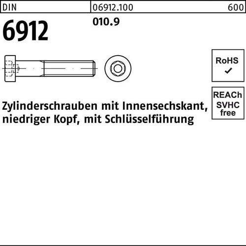 Zylinderschraube din 6912 - din,