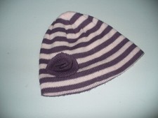 Warme gefütterte Strickmütze