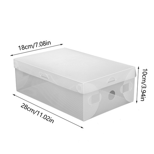 20x transparent schuhbox - transparent,