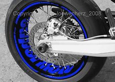 Aufkleber Felgenaufkleber Supermoto Yamaha XT 660 WR 125 250 450 X TT DT YZ YZF