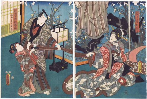 Utagawa kunisada kabuki - -,