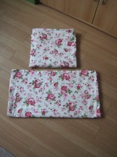 2 x Übergardine ROSALI   je  145 x 300 cm  Rosenmuster