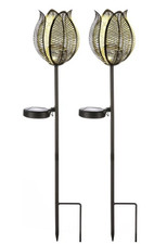 Solar gartenstecker blüte - gartenstecker,