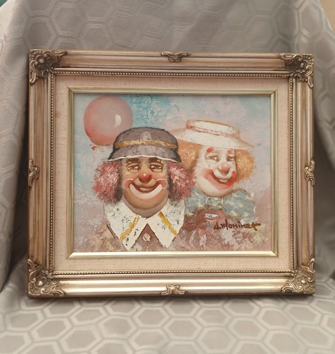Original vintage clowns - vintage, "clowns"