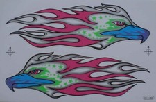 Adler Flammen Aufkleber