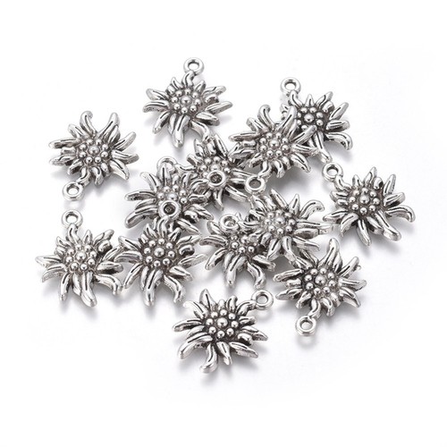 Edelweiss anhänger charms - edelweiss,