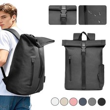 Rucksack Rolltop Freizeitrucksack Reisetaschen Herren Damen Daypack Wasserdicht
