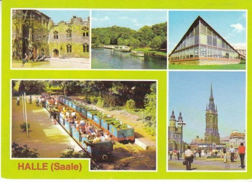 Halle saale mehrbildkarte - halle/saale,