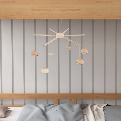 Windspielständer aus holz - aus,