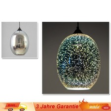 LED 3D Bunt Glas Kronleuchter Feuerwerk Hängelampe Pendelleuchte Deckenlampe