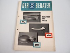 VW Ersatzteile Dienst Der Berater Heft 23 1960 VW Käfer T1 Bus Karmann Ghia