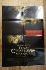 Altes Plakat A1 Kino Film TEXAS CHAINSAW MASSACRE Michael Bay's