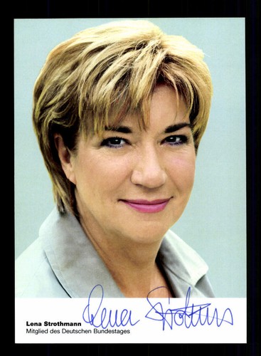 Lena strothmann autogrammkarte - lena,