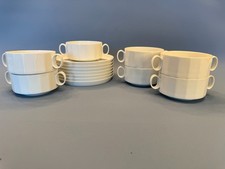 Rosenthal POLYGON weiß 6x Suppentasse mit Untertasse studio-linie