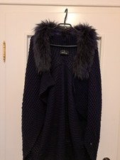 MILESTONE STRICKPONCHO mit