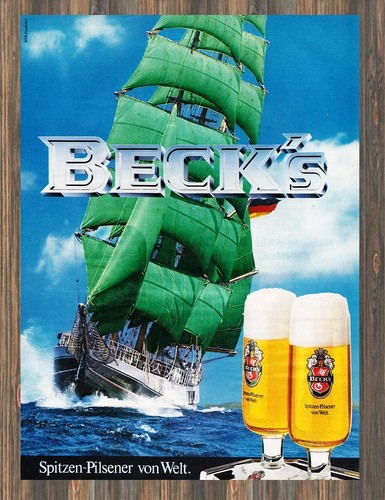 Beck bier reklame - beck's,