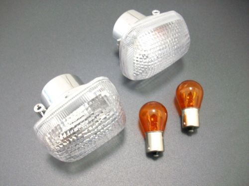 Satz weiße blinker gläser - weiße,