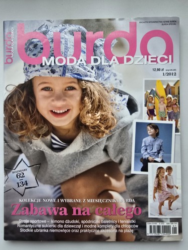 Burda moden kindermode 2012 - moden, 1/2012