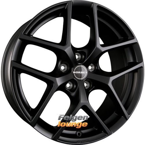 Borbet black matt - black,