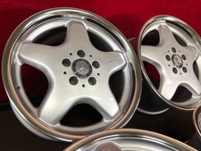 4 AMG rims 7.5 + 8.5 x 17