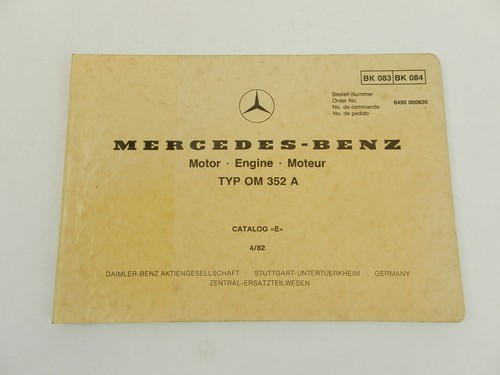 Mercedes benz 352 motor - om,