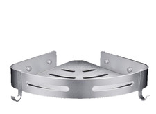 Hoomtaook Duschregal Ohne Bohren Ecke, Badezimmer Regal Badregal Aluminium