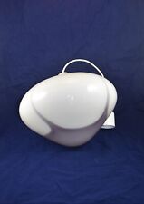 Peill & Putzler Deckenleuchte 70er Jahre Hängelampe  35 cm Opalglas Lila weiß