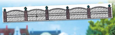 BUSCH 6016 (14,60€/m) Schmiedeeiserner Zaun ca. 65 cm lang H0 1:87