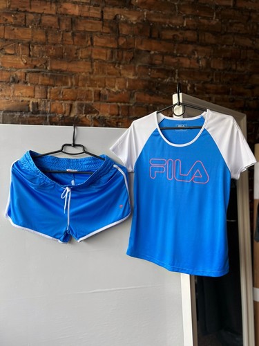 Fila damen blau - weiß, t-shirt