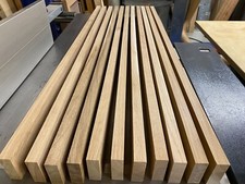 Holzleisten Rechteckleisten Sockelleiste Bastelleiste 1 Stück Eiche 1000x60x20mm