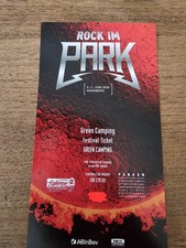 Green Camping Festival Ticket - Rock Im Park 2026