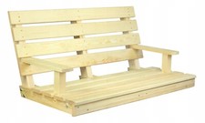 QLS Sitzbank aus Holz 120cm