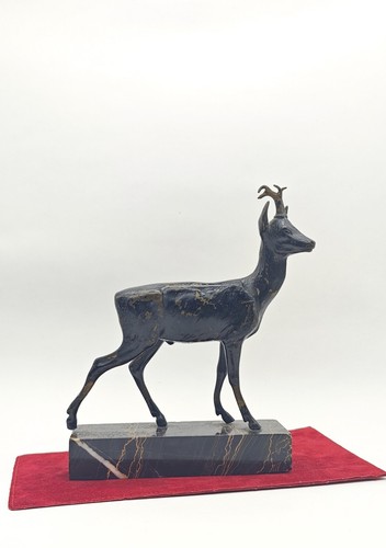 Bronze hirsch rehbock - hirsch,