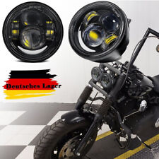 Für 2008-2016 Harley Dyna Fat Bob FXDF 4.65" LED Scheinwerfer DRL High Low Beam