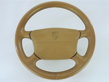 Porsche 993 996 986 Boxster Leder Lenkrad savannabeige beige 99334780456S40