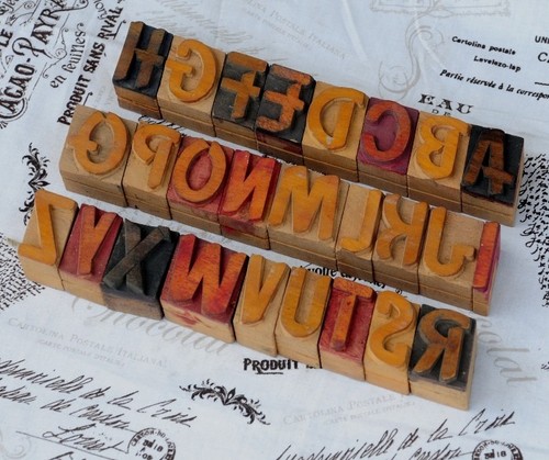 Mix alphabet holzlettern - mix,