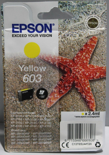 Epson 603 yellow original - epson,