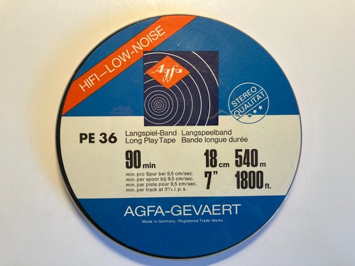 Agfa hifi tonband 18 cm - agfa, 36