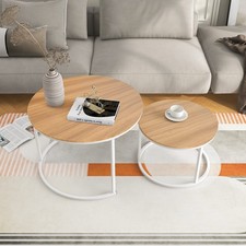 Runder Nesting Couchtisch, 2er