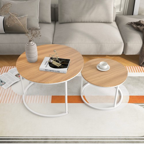 Runder nesting couchtisch 2er - couchtisch,,
