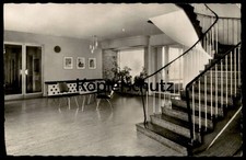 ÄLTERE POSTKARTE MÜNSTER WESTFALEN SCHULE DER BUNDESBAHN EINGANGSHALLE BUNDESBAH