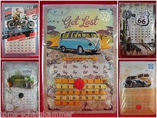 Blechschild Kalender diverse
