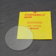 Flaches Mineralglas für