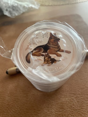 1oz silber lunar ii hund - 5,