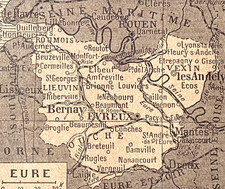 Alte Lithographie, Eure