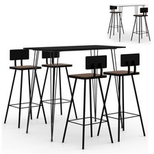 Bar-Set Bartisch Mit Barhocker Set Esstisch Mit Stühlen Essset Balkonset Metall