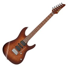 Ibanez AZ2407F-BSR E-Gitarre Brownish Sphalerite AZ Prestige Koffer HSH Ahorn